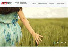 Tablet Screenshot of ggvseguros.com